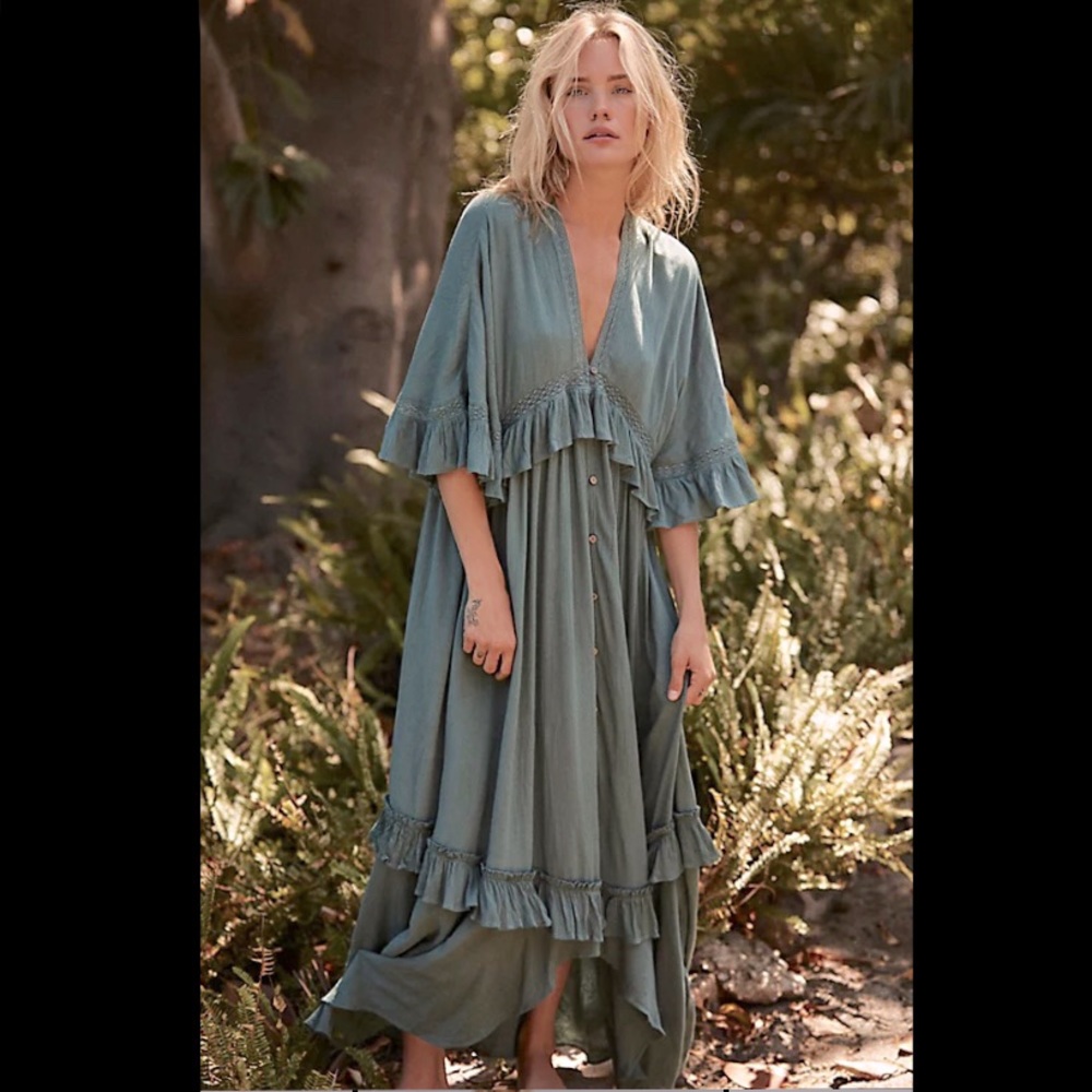 FREE PEOPLE - L - Paradiso Maxi Dress